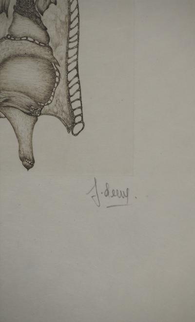 Fred DEUX : Ouverture, Gravure originale signée 2