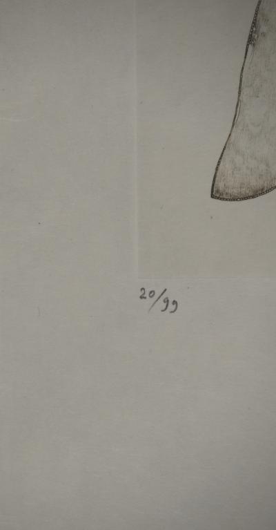 Fred DEUX : Ouverture, Gravure originale signée 2