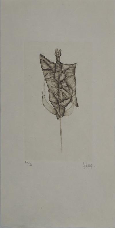 Fred DEUX : Transfiguration, Gravure originale signée 2