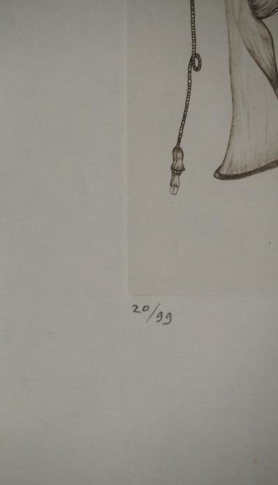 Fred DEUX : Artiste, Gravure originale signée 2
