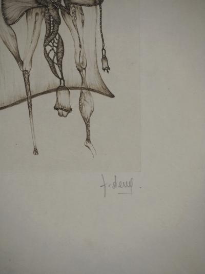 Fred DEUX : Artiste, Gravure originale signée 2