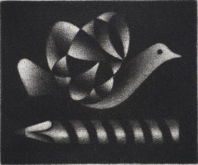 Mario AVATI : La colombe de Gulliver, Gravure originale signée 2