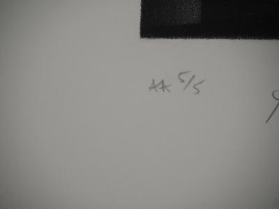 Mario AVATI : Le siamois, Gravure originale signée 2