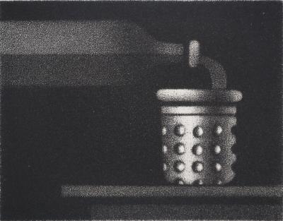 Mario AVATI : Le dé à coudre, Gravure originale signée 2