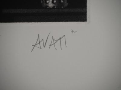 Mario AVATI : Le dé à coudre, Gravure originale signée 2