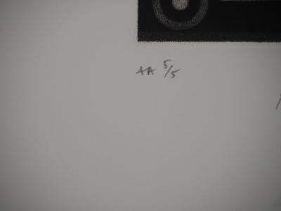 Mario AVATI : Le pot, Gravure originale signée 2