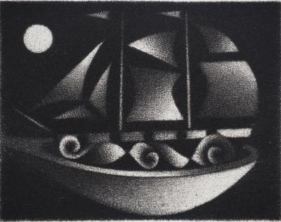Mario AVATI : La cuillère, Gravure originale signée 2