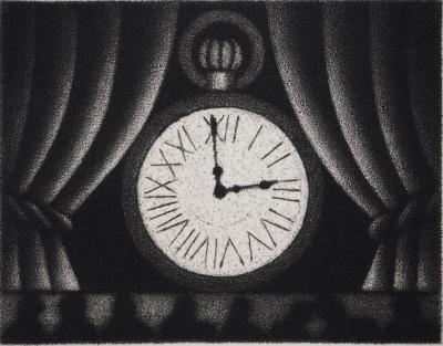 Mario AVATI : La montre, Gravure originale signée 2