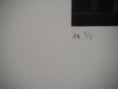 Mario AVATI: Apple, Original signed engraving 2