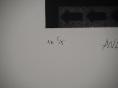 Mario AVATI : La main, Gravure originale signée 2