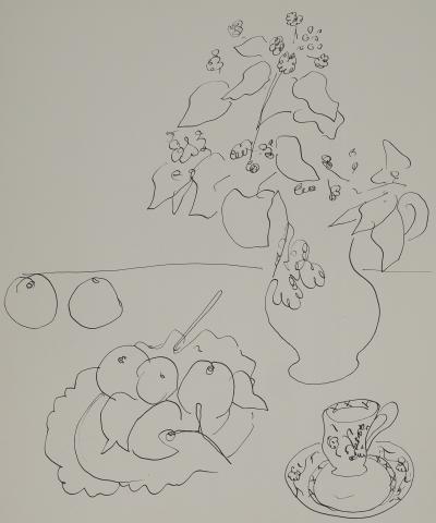 Henri MATISSE : Nature morte à la tasse, Lithographie signée 2