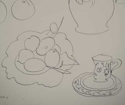 Henri MATISSE : Nature morte au vase, Lithographie signée 2