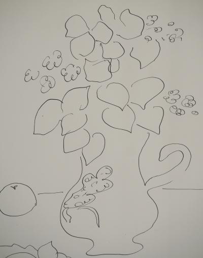 Henri MATISSE : Nature morte aux fleurs, Lithographie signée 2