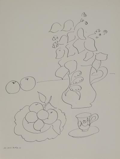 Henri MATISSE : Etude de fruits, Lithographie signée 2