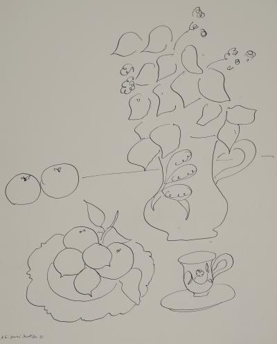 Henri MATISSE : Etude de fruits, Lithographie signée 2