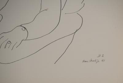 Henri MATISSE : Portrait au fauteuil, Lithographie signée 2