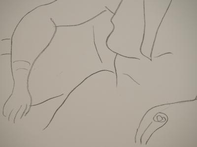Henri MATISSE : Jeune femme assise, Lithographie signée 2