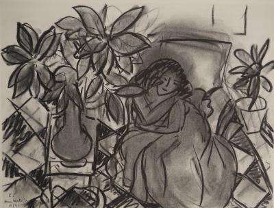Henri MATISSE : Couple enlacé, Lithographie signée 2