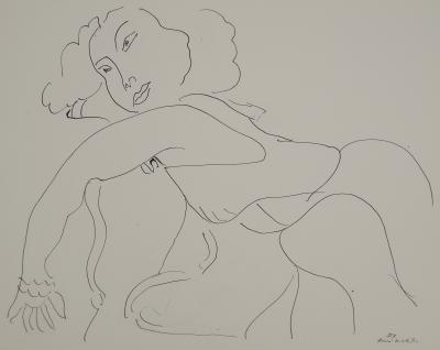 Henri MATISSE : Femme attendant son amant, Lithographie signée 2