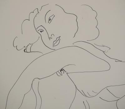 Henri MATISSE : Femme attendant son amant, Lithographie signée 2