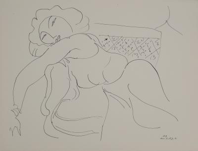 Henri MATISSE : La langoureuse, Lithographie signée 2