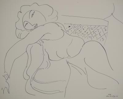 Henri MATISSE : La langoureuse, Lithographie signée 2