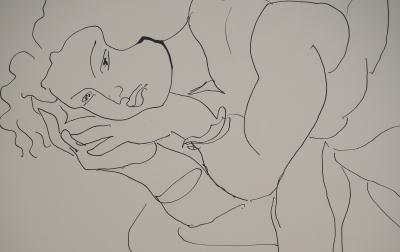 Henri MATISSE : La rêveuse, Lithographie signée 2
