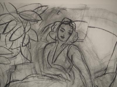 Henri MATISSE : Femme alitée, Lithographie signée 2