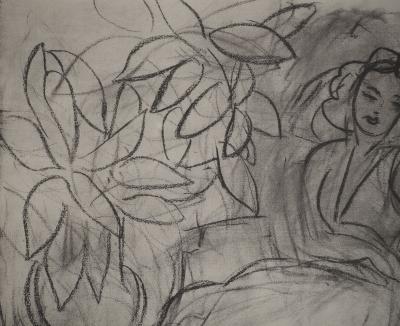 Henri MATISSE : Femme alitée, Lithographie signée 2