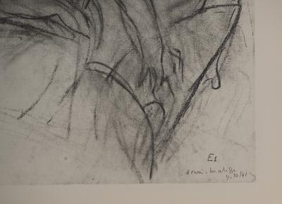 Henri MATISSE : Femme alitée, Lithographie signée 2