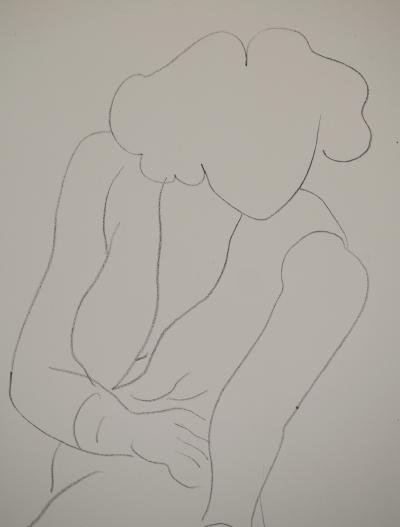 Henri MATISSE : Croquis à la cigarette, Lithographie signée 2