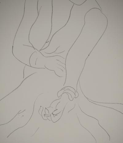 Henri MATISSE : Croquis à la cigarette, Lithographie signée 2