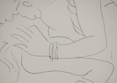 Henri MATISSE : Jeune femme au bracelet, Lithographie signée 2