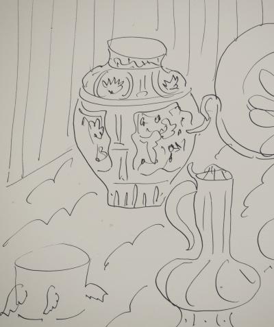 Henri MATISSE : Nature morte à la céramique, Lithographie signée 2