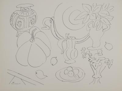 Henri MATISSE : Nature morte aux poires, Lithographie signée 2