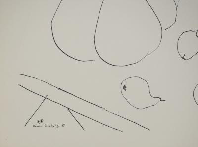 Henri MATISSE : Nature morte aux poires, Lithographie signée 2