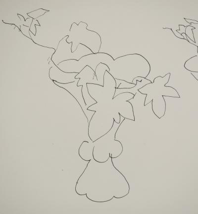 Henri MATISSE : Bouquets de fleurs, Lithographie signée 2