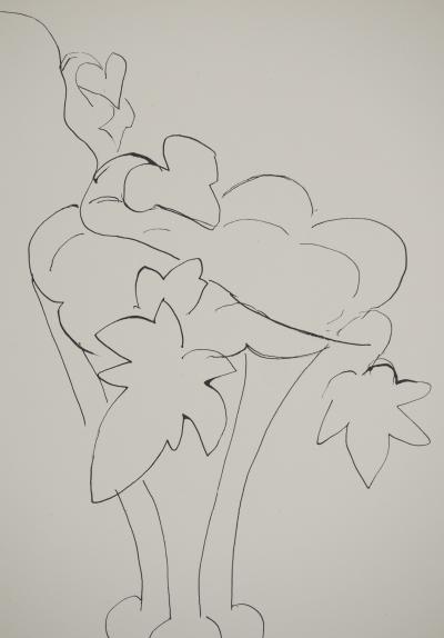 Henri MATISSE : Vase fleuri, Lithographie signée 2