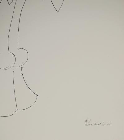 Henri MATISSE : Vase fleuri, Lithographie signée 2