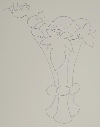 Henri MATISSE : Composition végétale, Lithographie signée 2