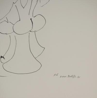 Henri MATISSE : Etude de citrouille, Lithographie signée 2