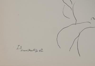 Henri MATISSE : Jeune mariée au voile, Lithographie signée 2