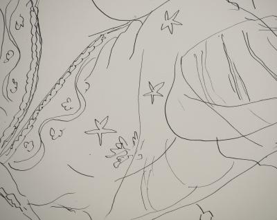 Henri MATISSE : La bohémienne assoupie, Lithographie signée 2