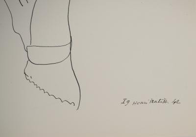 Henri MATISSE : Paysanne à la coiffe, Lithographie signée 2