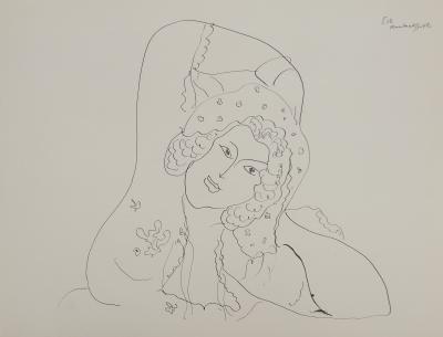 Henri MATISSE : Femme lascive, Lithographie signée 2