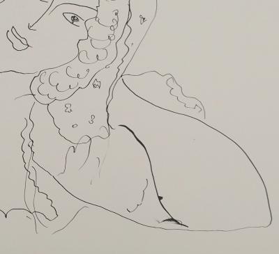 Henri MATISSE : Femme lascive, Lithographie signée 2