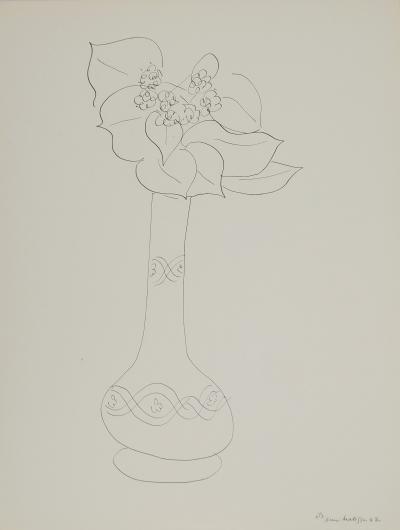 Henri MATISSE : Etude de vase, Lithographie signée 2