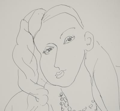 Henri MATISSE : Femme au collier de perles, Lithographie signée 2