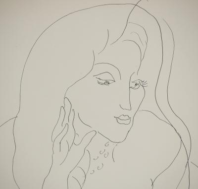 Henri MATISSE : Adieux à la fenêtre, Lithographie signée 2
