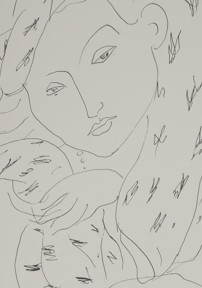Henri MATISSE : Portrait au balcon, Lithographie signée 2